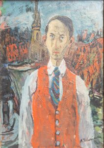 Alex Tschernjawski - Self Portrait Red Vest