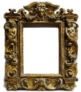 Carved Figurative Frame