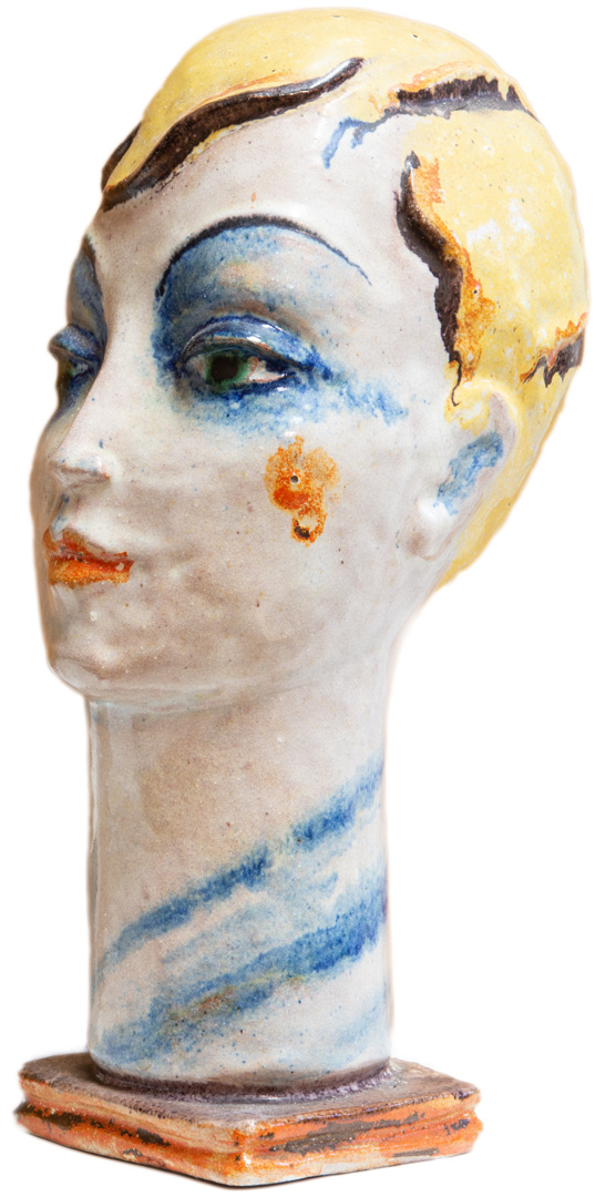 Ceramic Head Gudrun Baudisch