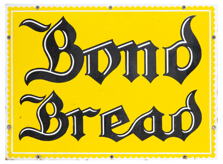 Bond Bread Sign