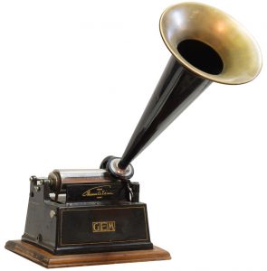 Edison Phonograph with Horn