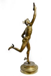 Mercury Bronze Figure