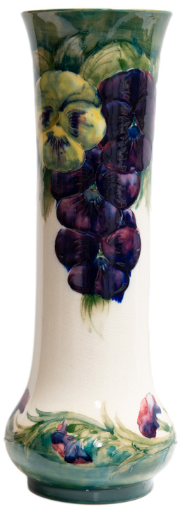 Early Moorcroft Pansy Vase (Cobridge)