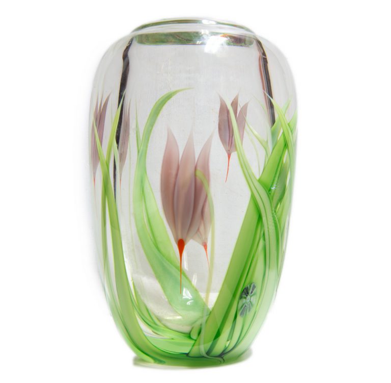 Orient Flume Glass Vase Don Barese Fine Art Antiques