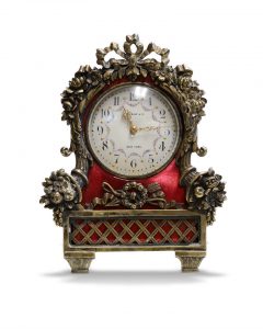 Tiffany Enameled Carriage Clock