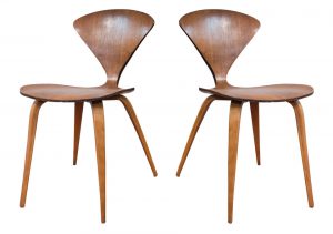 Cherner Side Chairs Pair (Plycraft)