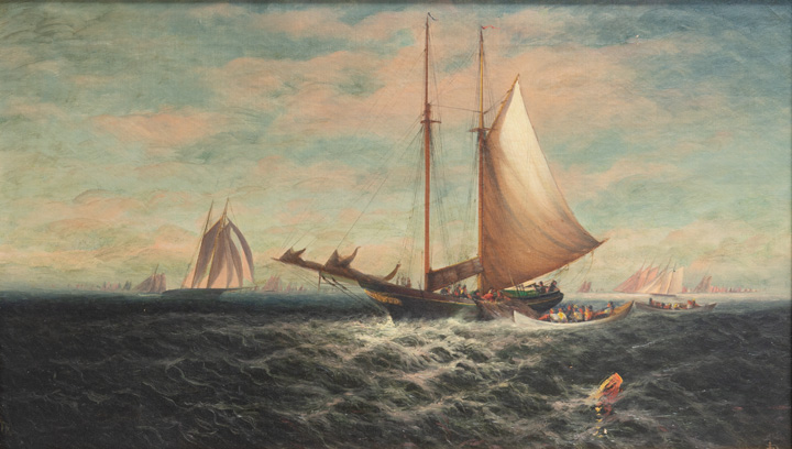 E.T. Baker - Ships at Sea