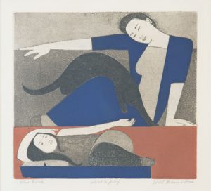 Will Barnet - Blue Robe