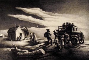 Thomas Hart Benton - Departure of the Joads