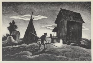 Thomas Hart Benton - Night Firing