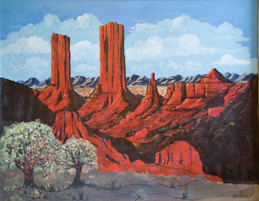 Emil Bisttram - New Mexico Landscape