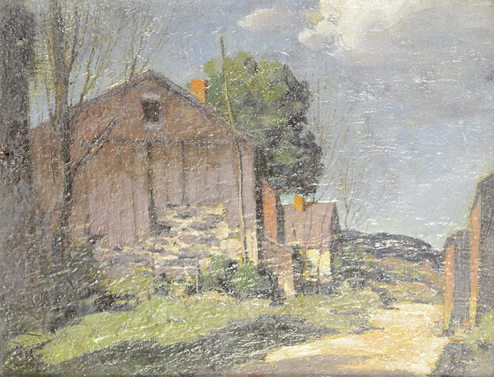 George Bruestle - Barn in Old Lyme