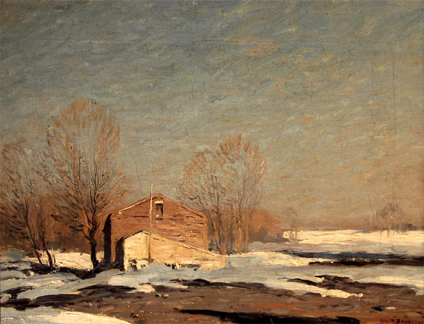 George Bruestle - Winter in Lyme