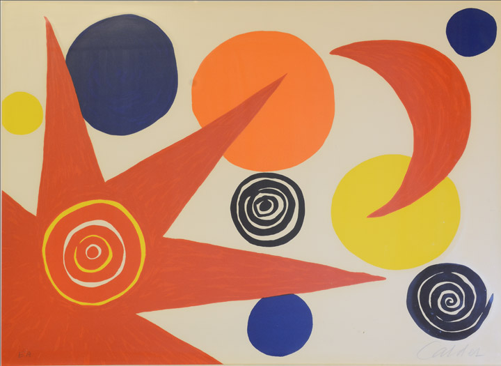 Alexander Calder - Circles & Triangle