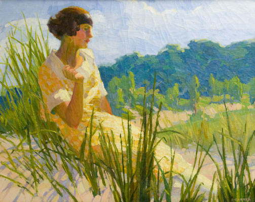 J Carter - Woman in Landscape