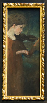 Arthur B. Davies - Girl Playing Violin