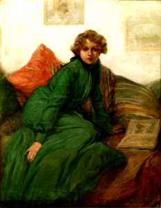 Warren Davis - Woman in Green