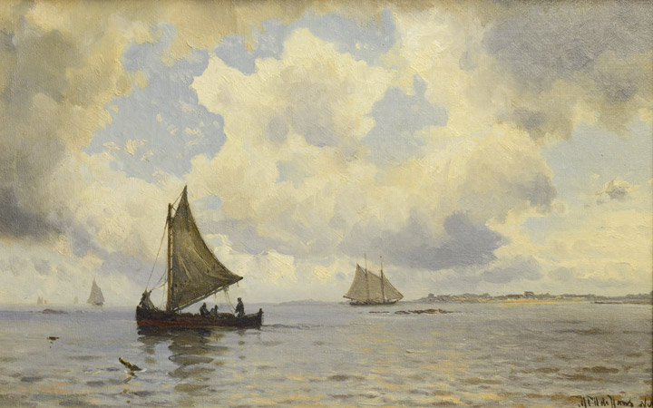 Mauritz De Haas - Harbor Scene