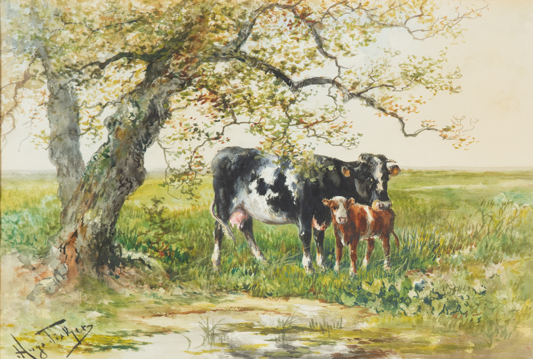 Hugo Anton Fisher - Cows in the Landscape