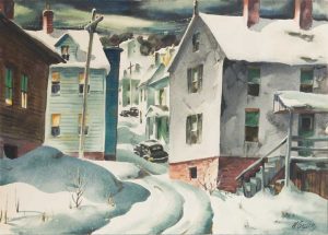 Henry Gasser - Cars in Winter