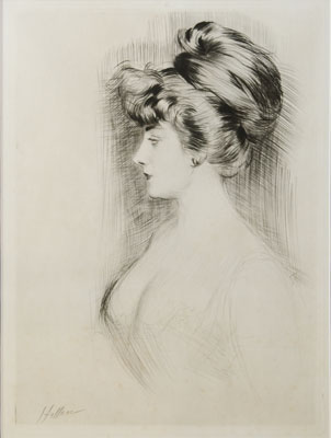 Paul Cesar Helleu - Portrait of a Woman