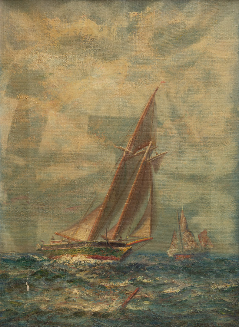 James Gale Tyler - Sailing Ships at Sea