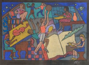 A. Raymond Katz - Sports Mural