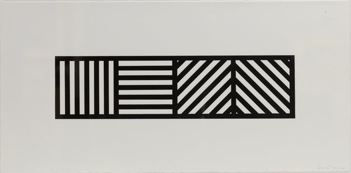 Sol LeWitt - Four Squares in Different Directions