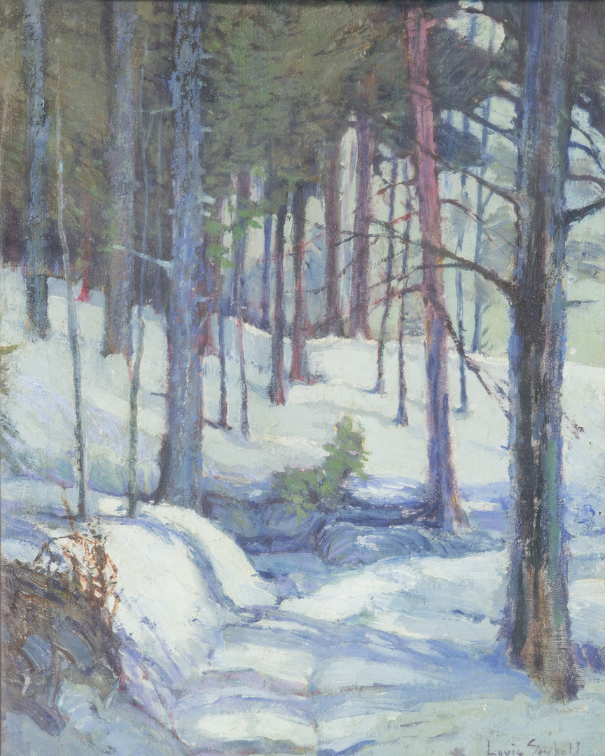 Louis Seybold - Winter Landscape