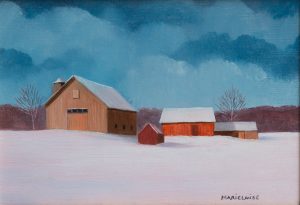 Marieluise Hutchinson - Barns in Snow