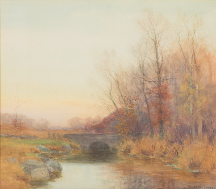 William Merritt Post - River Landscape