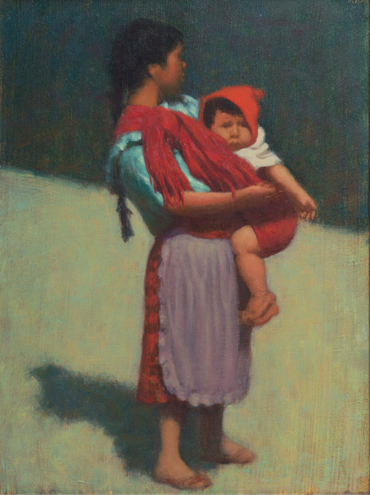 Elias Rivera - Oaxaca Mother and Child