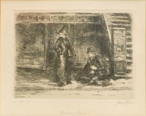 John Sloan - Girl & Beggar