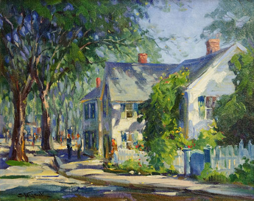 Paul Strisik - Rockport Town Scene I