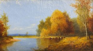 American Hudson River School - Autumn Landscape