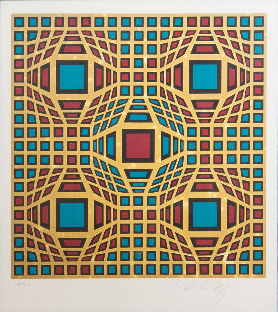 Victor Vasarely - Abstract 3